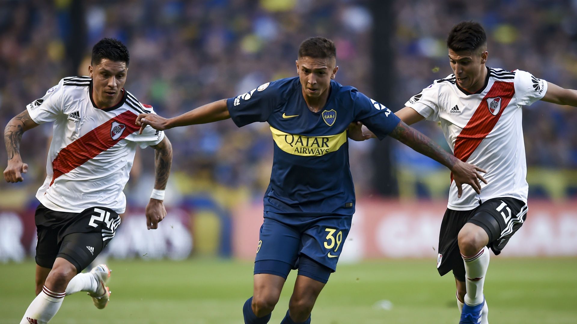 Agustin Almendra Boca Enzo Perez Exequiel Palacios River 2018-19