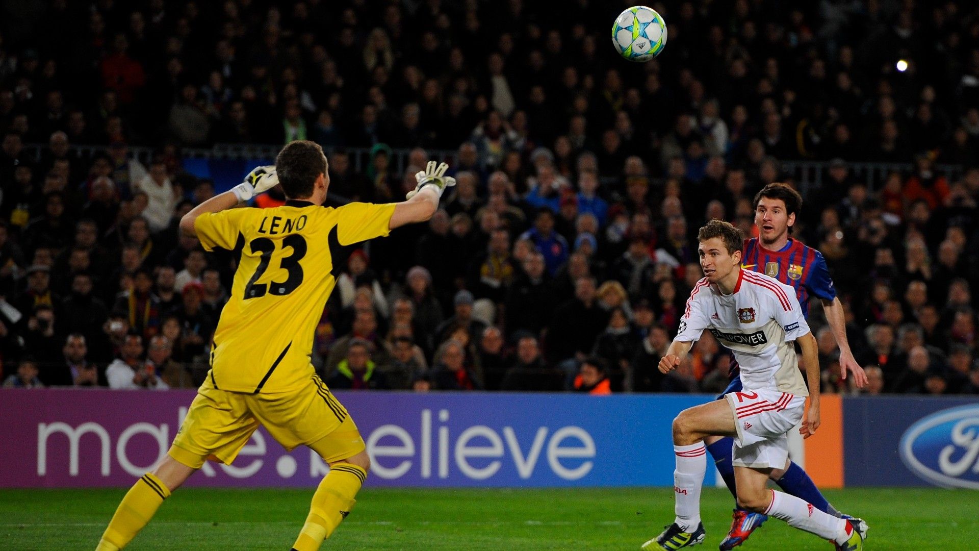 Lionel Messi Barcelona Leverkusen 2012