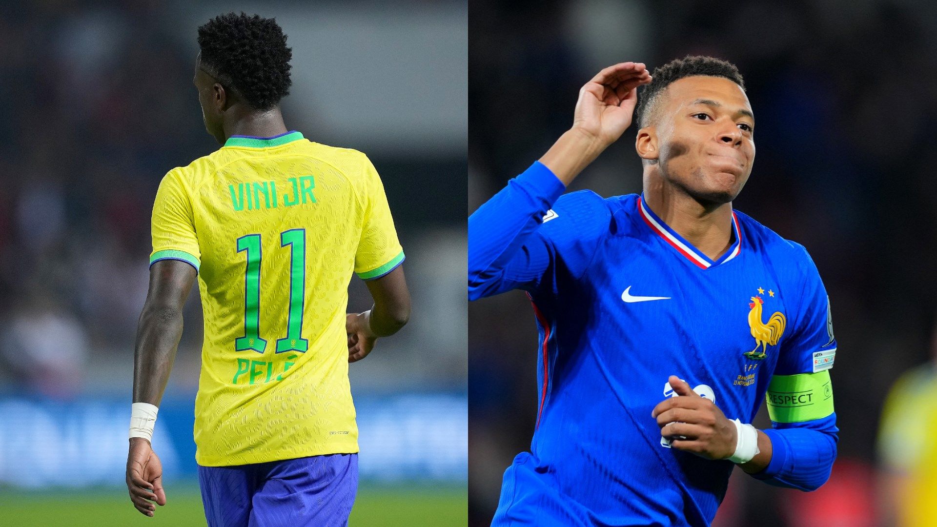 Vini Mbappe France Brazil