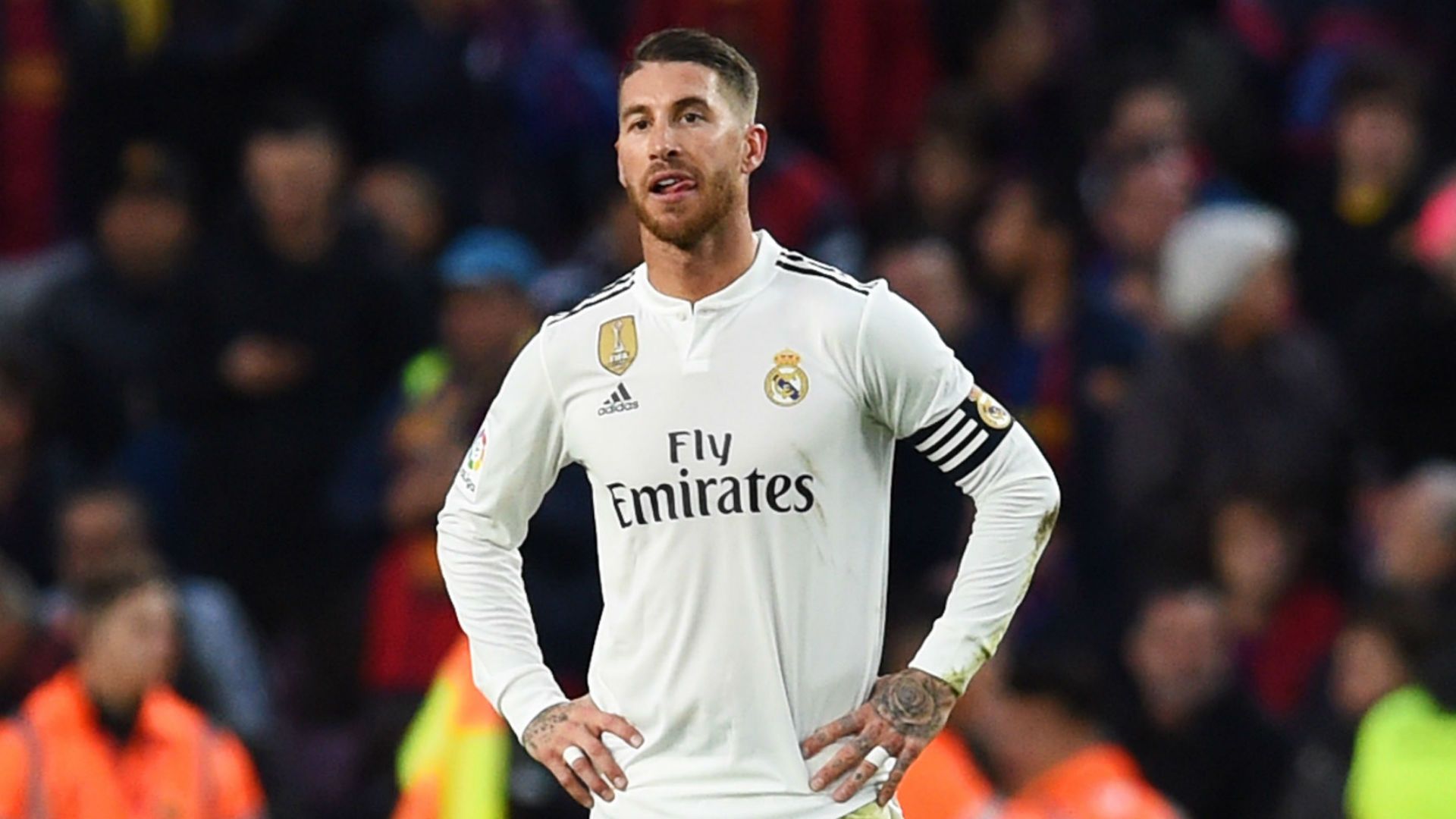 Sergio Ramos Real Madrid Barcelona 281018