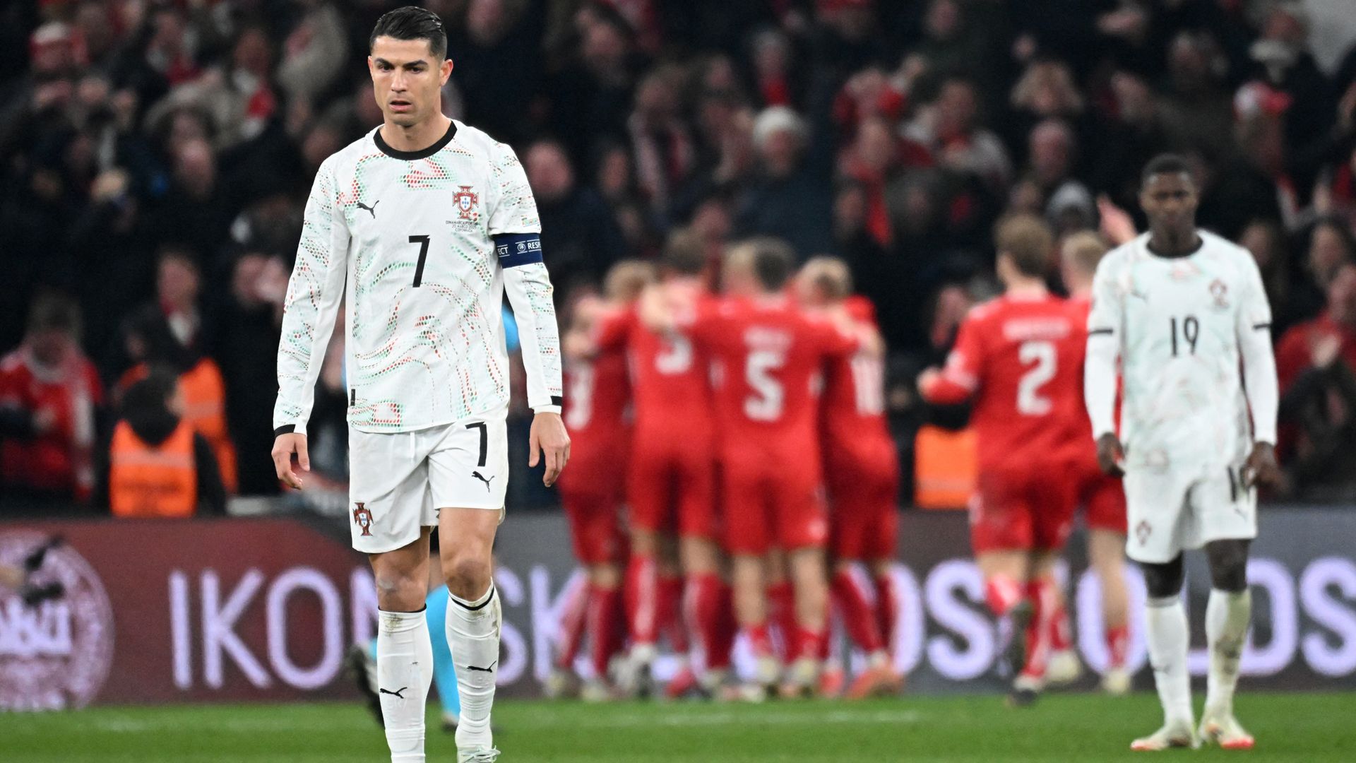 Cristiano Ronaldo Portugal Denmark Nations League 2025