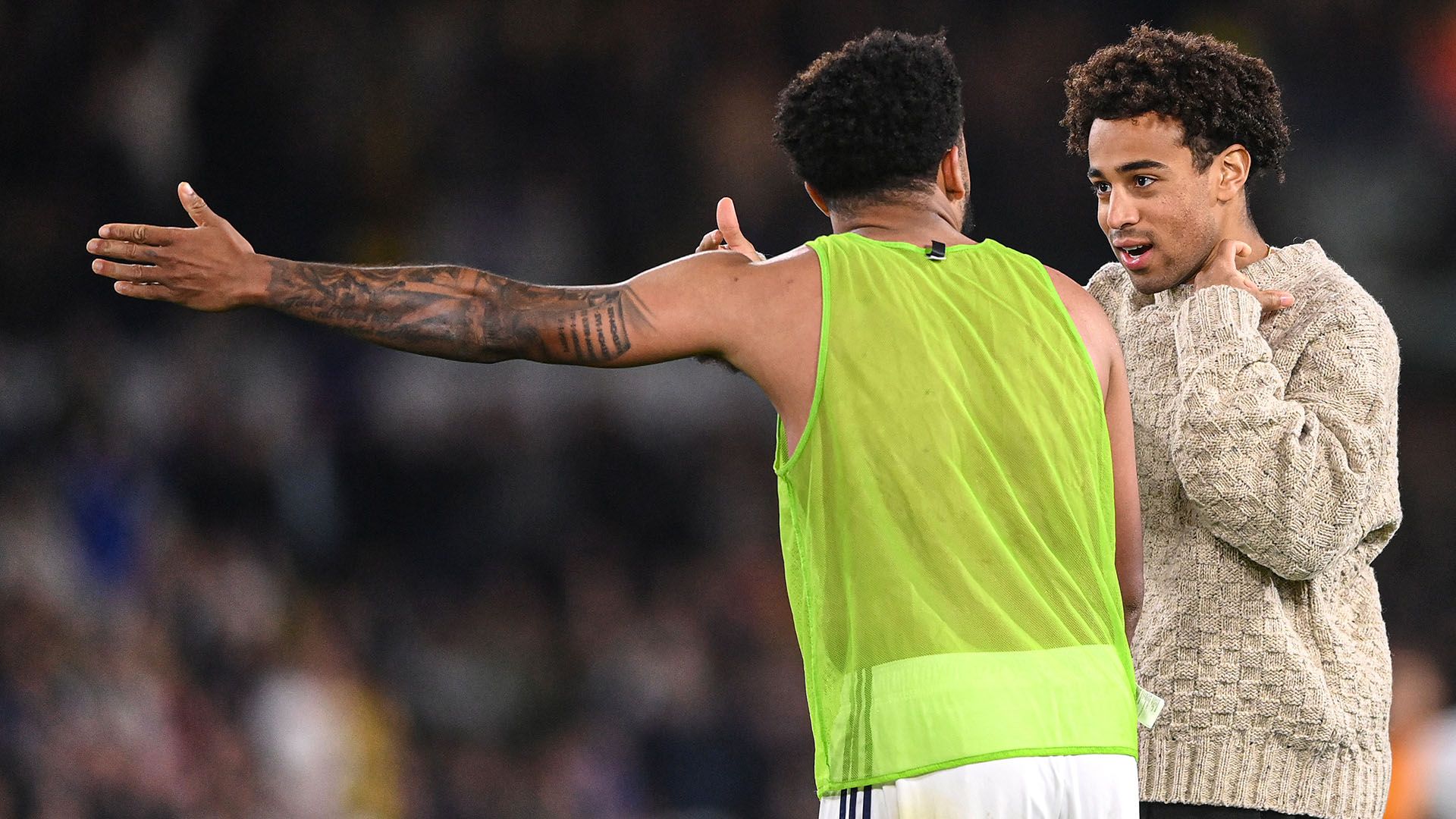 Weston McKennie Tyler Adams chat 2022-23