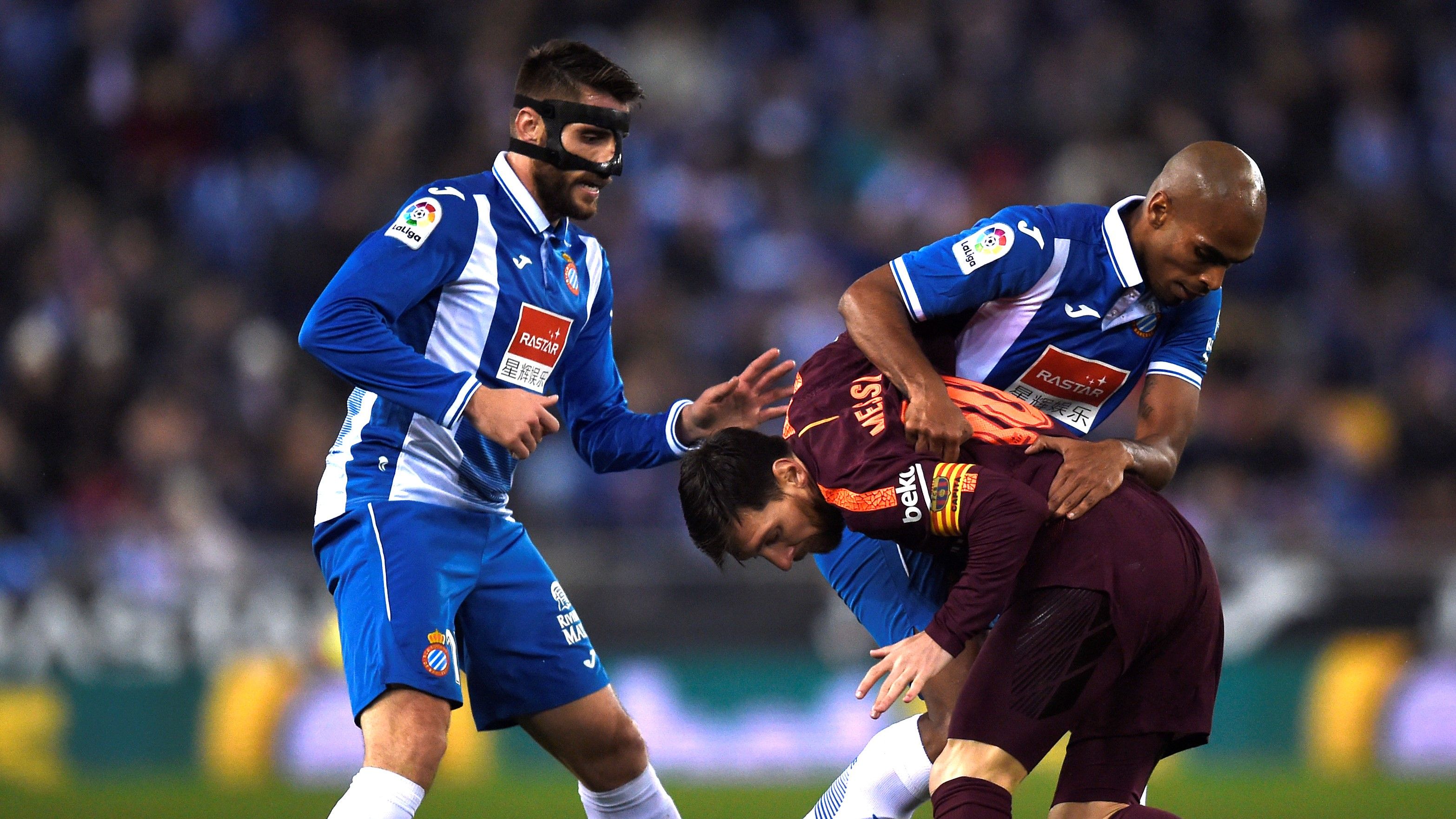 Lionel Messi David Lopez Espanyol Barcelona Copa del Rey 17012018