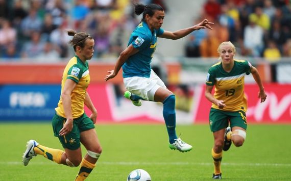 Caitlin Foord - Australia and Matildas - Marta - Brazil - 2011 Fifa Women's World Cup