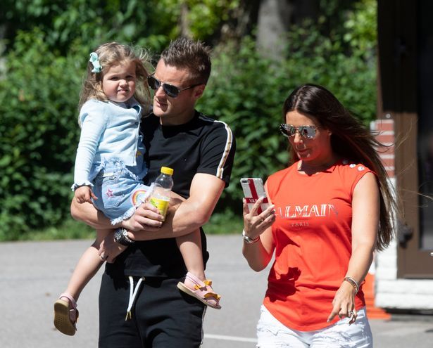 Vardy wife and daughter