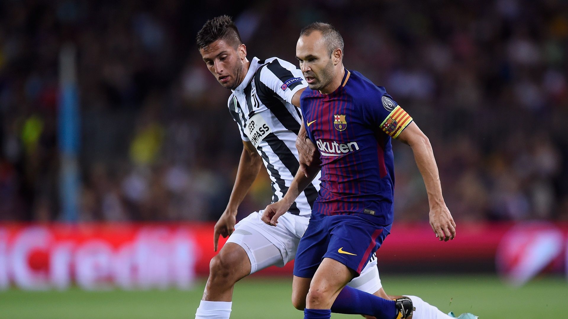Andres Iniesta Rodrigo Betancur Barcelona Juventus Champions League 12092017