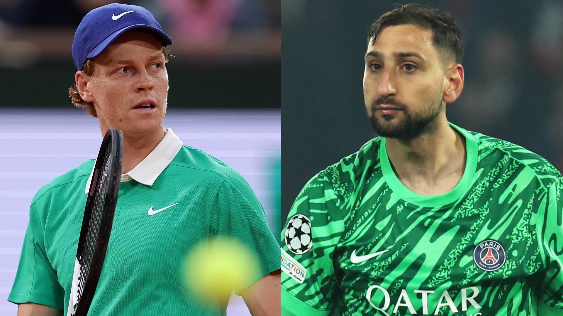 Jannik Sinner Gianluigi Donnarumma