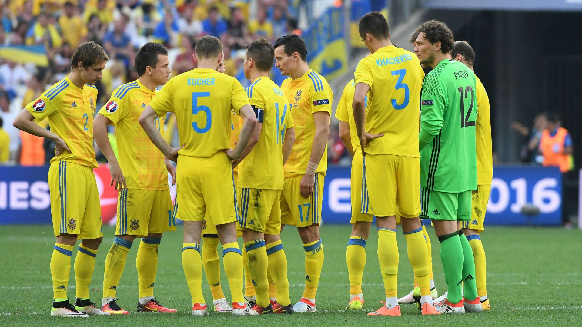 Ukraine players