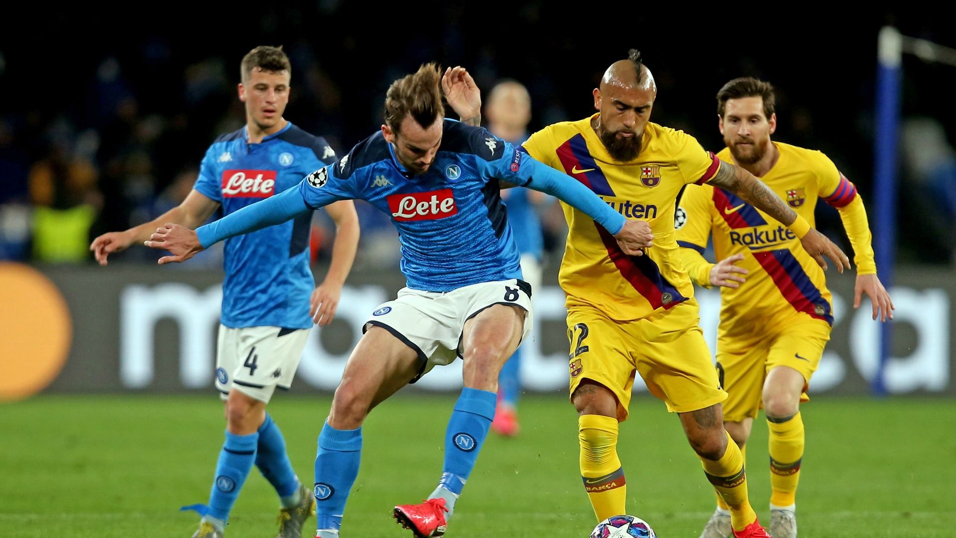 Arturo Vidal Napoli-Barcelona