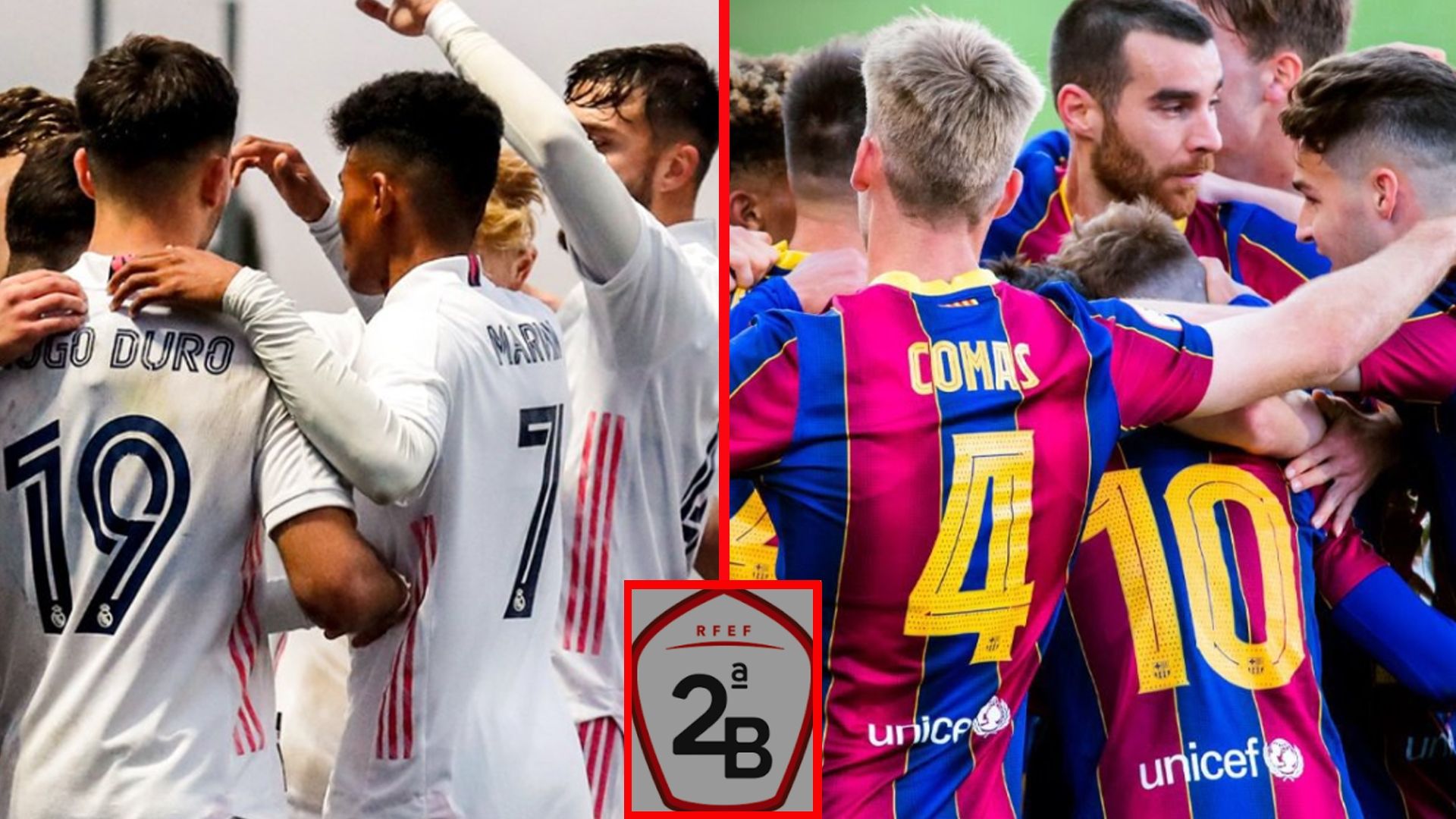 Real Madrid Castilla y Barcelona B, Segunda B