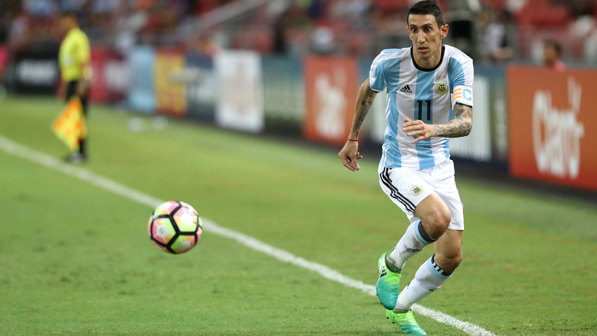Angel Di Maria Argentina Singapur 13062017
