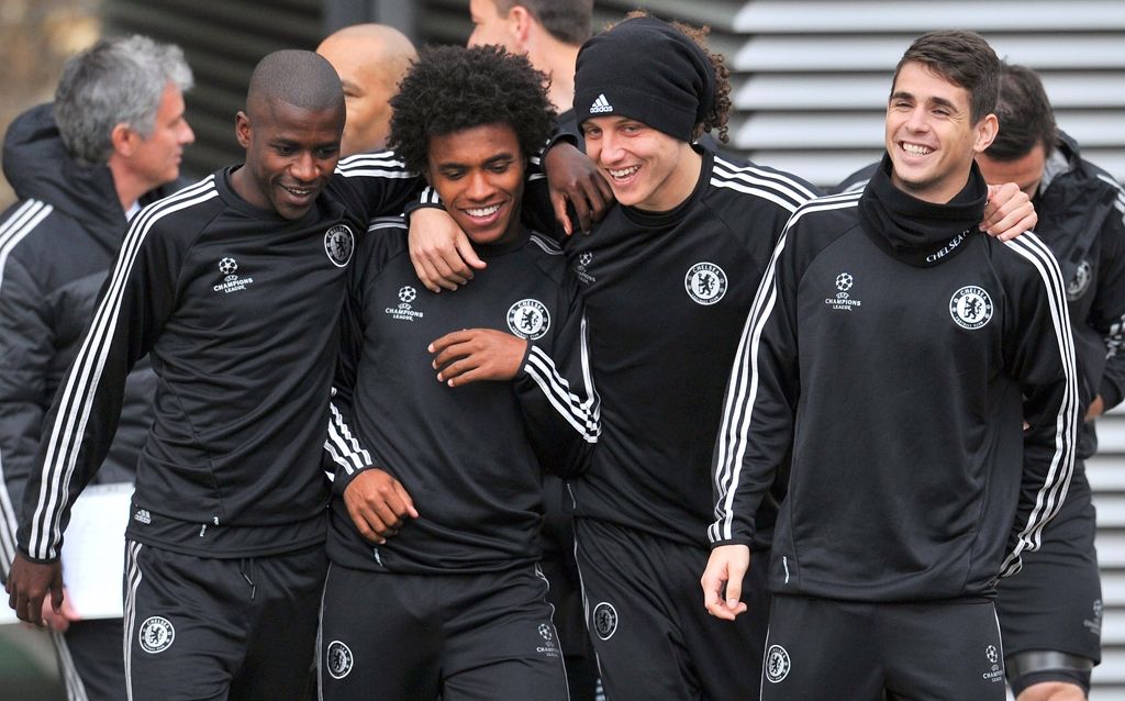 Chelsea - David Luiz, Ramires, Oscar, Willian
