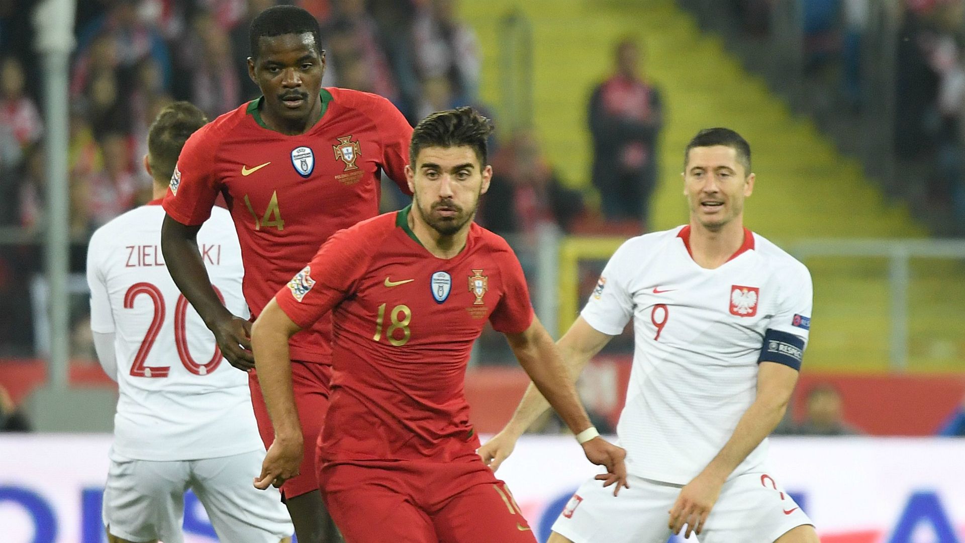 Ruben Neves Robert Lewandowski Piotr Zielinski Poland Portugal UEFA Nations League
