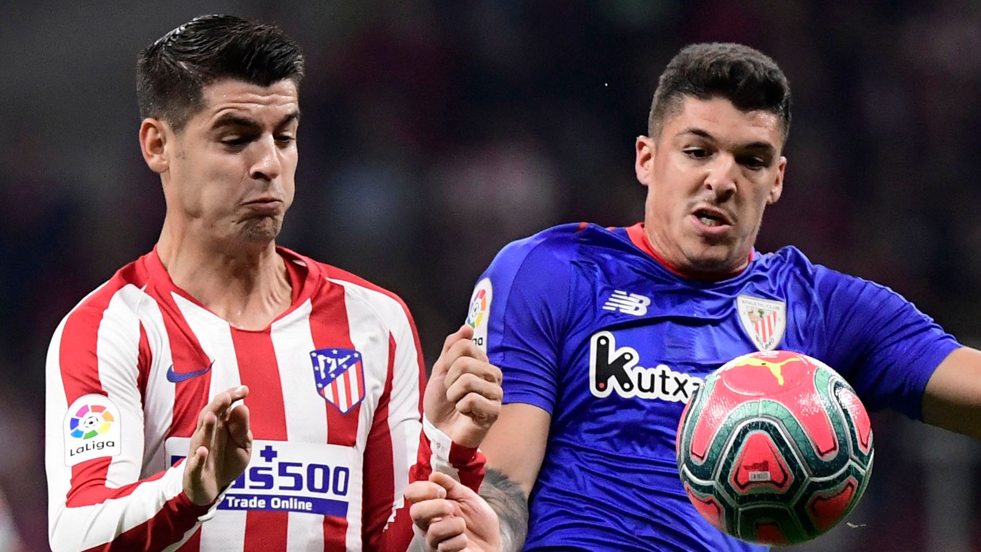 Alvaro Morata Ander Capa Atletico Madrid Athletic Club