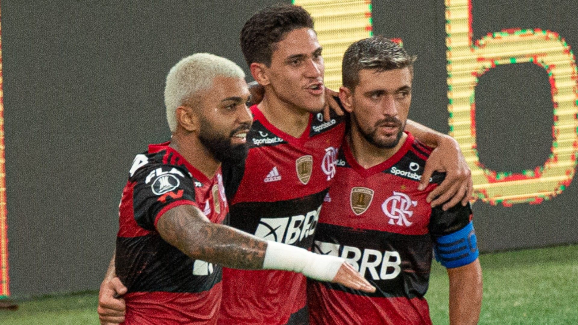 Gabigol Pedro Arrascaeta Flamengo Independiente Del Valle Libertadores 30 09 2020