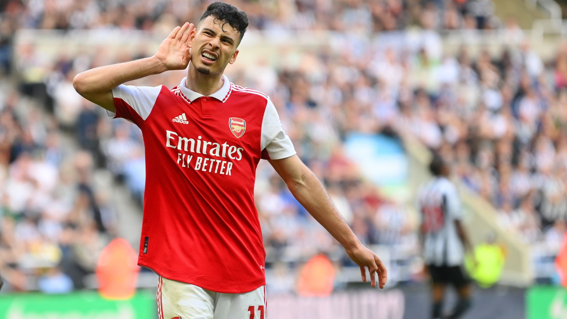 Martinelli, en un partido