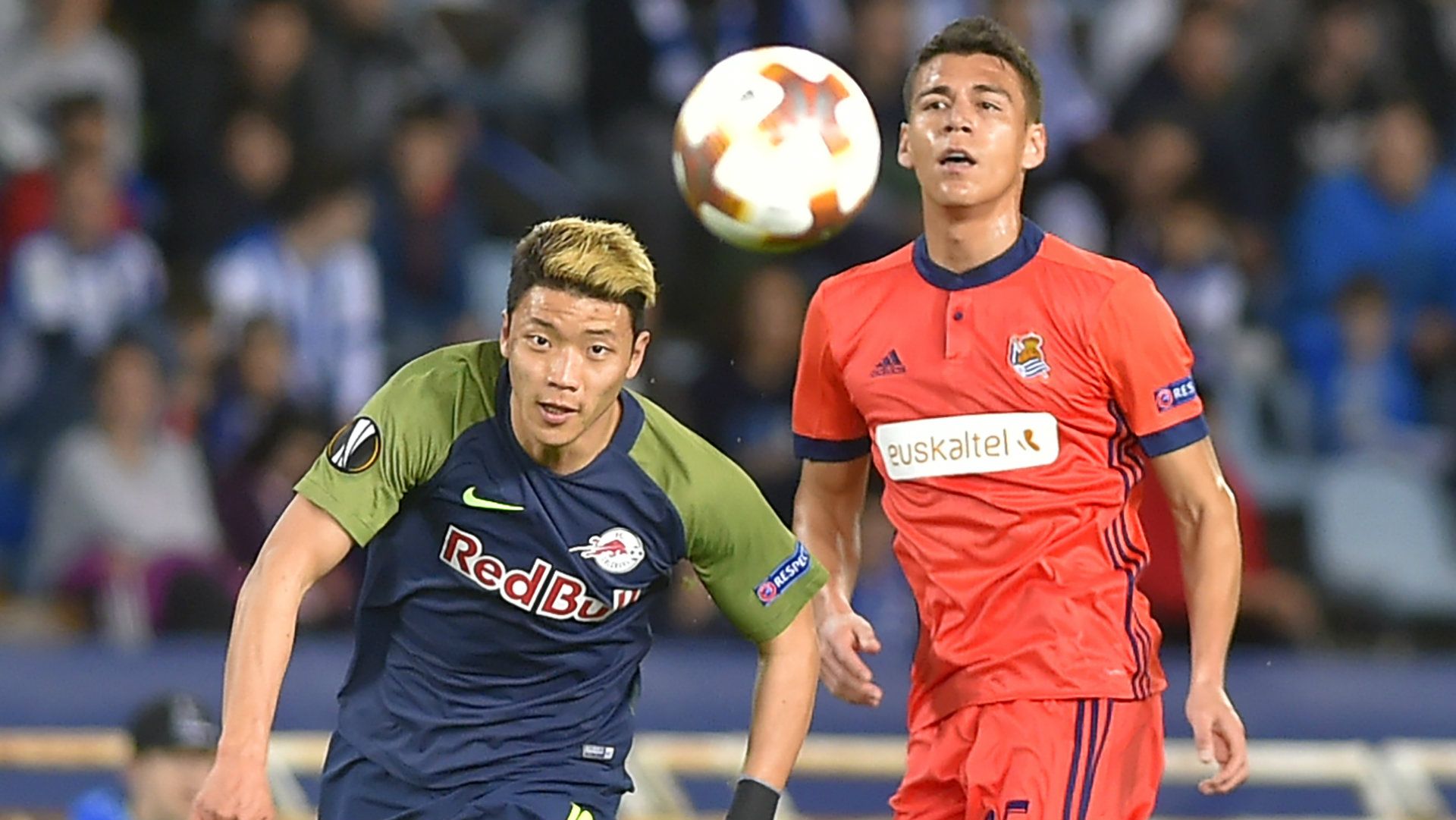 Hwang Hee-Chan Héctor Moreno Salzburgo Real Sociedad 220218