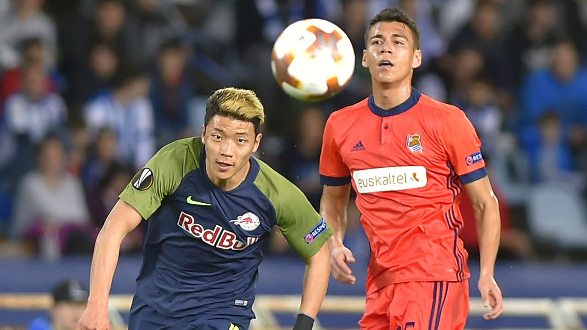 Hwang Hee-Chan Héctor Moreno Salzburgo Real Sociedad 220218