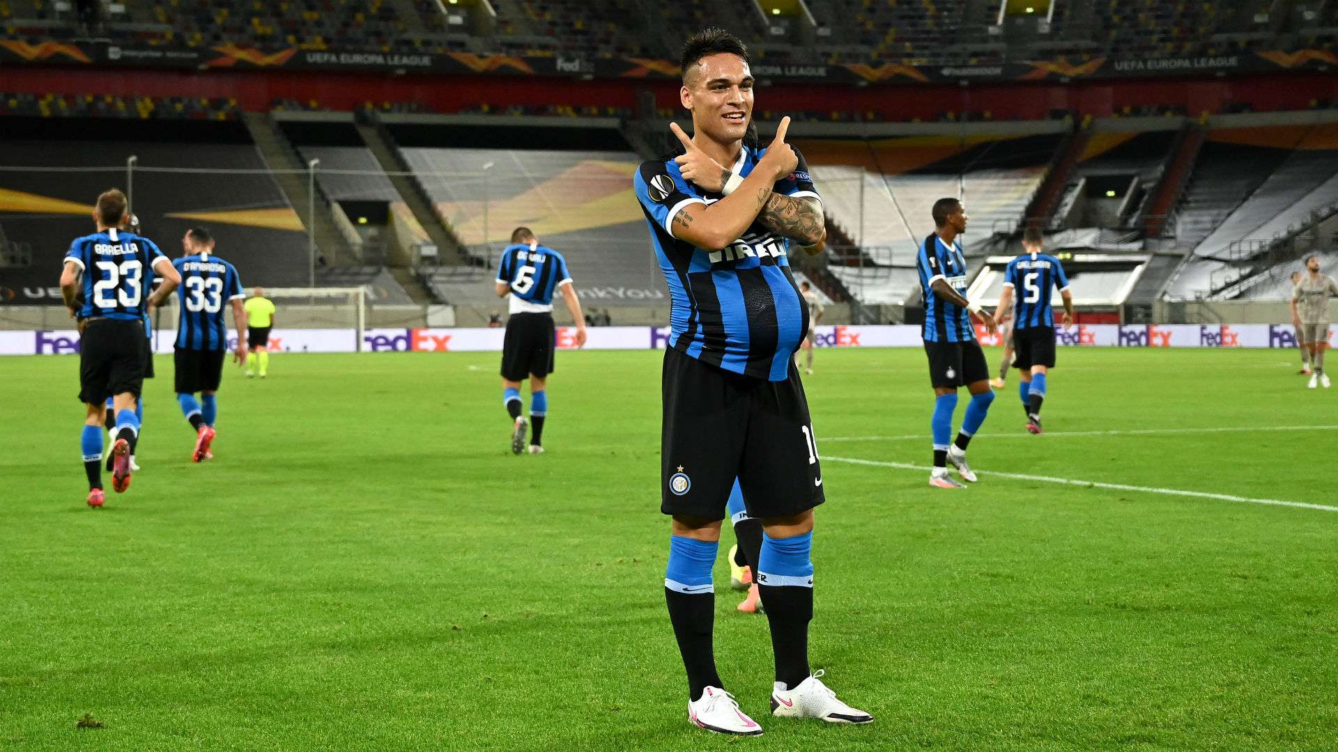 Lautaro Martinez Inter Shakhtar Europa League