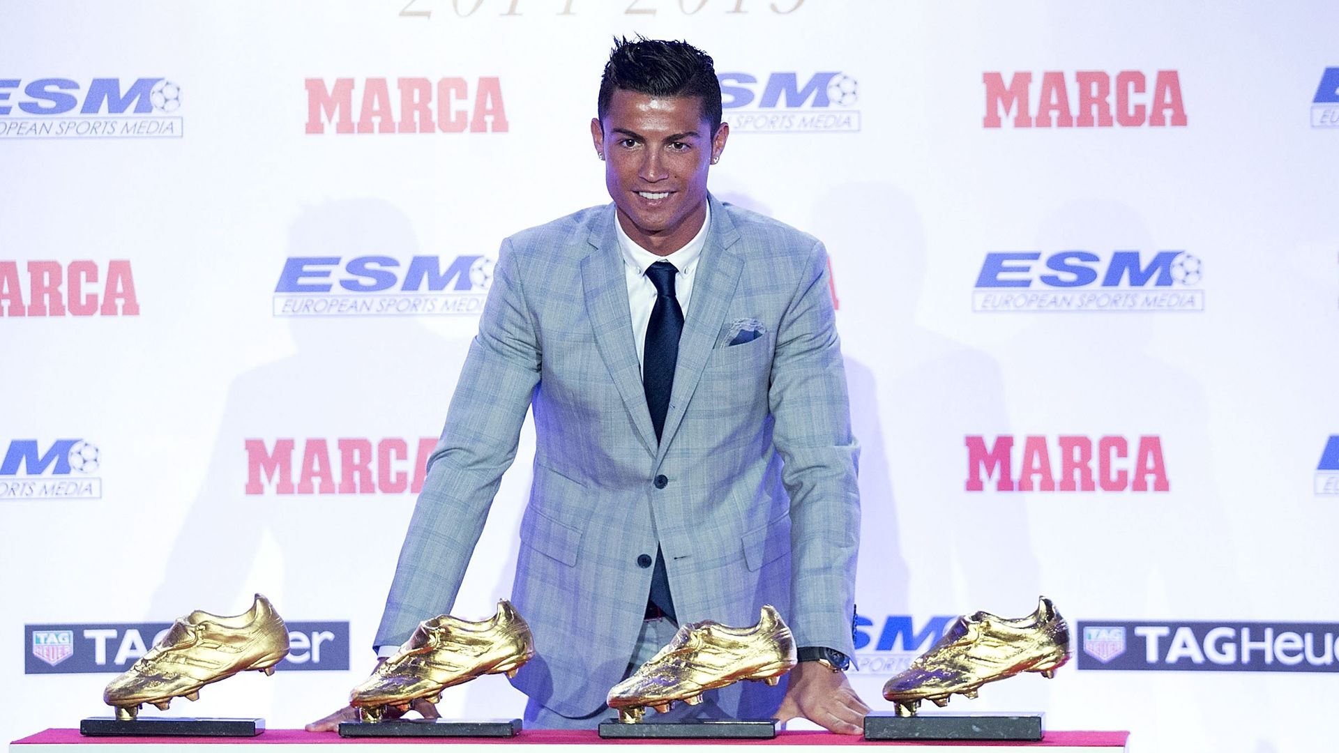 Cristiano Ronaldo y sus cuatro Botas de Oro