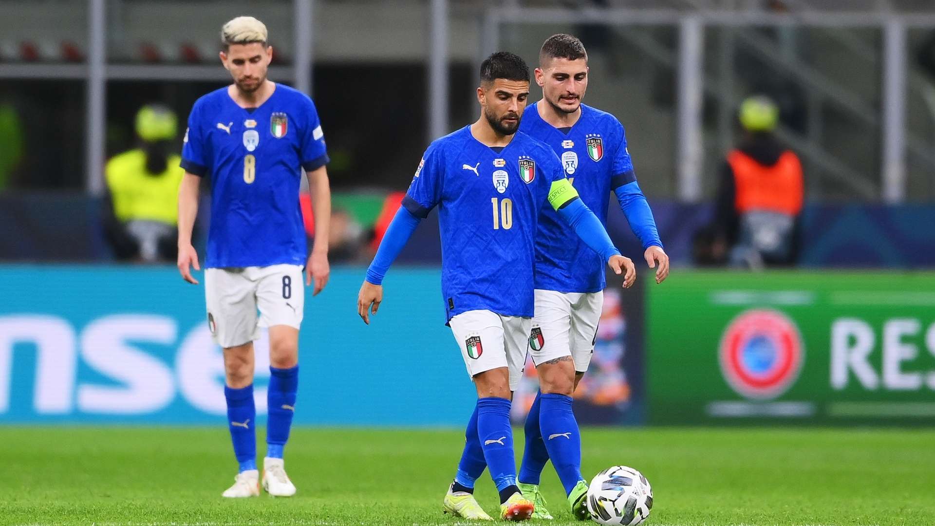 Jorginho Insigne Verratti Italy