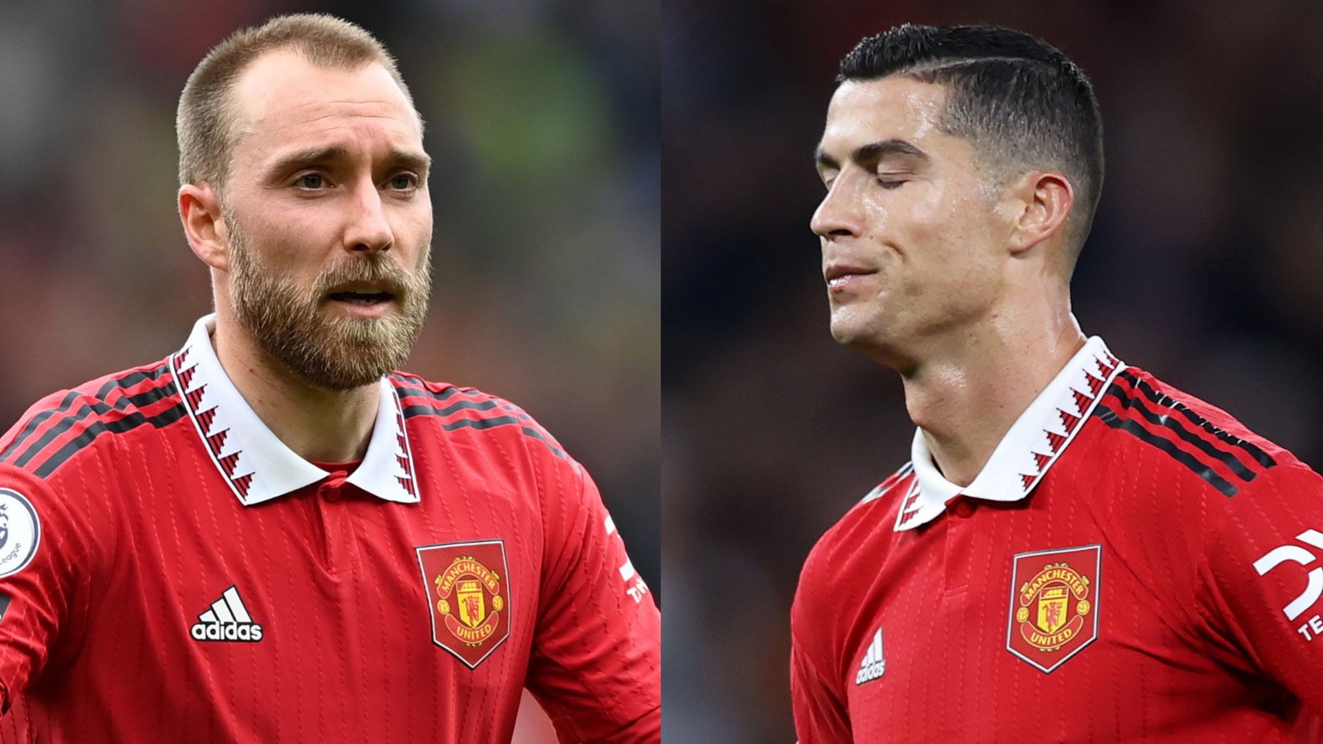 Christian Eriksen Cristiano Ronaldo Manchester United 2022-23