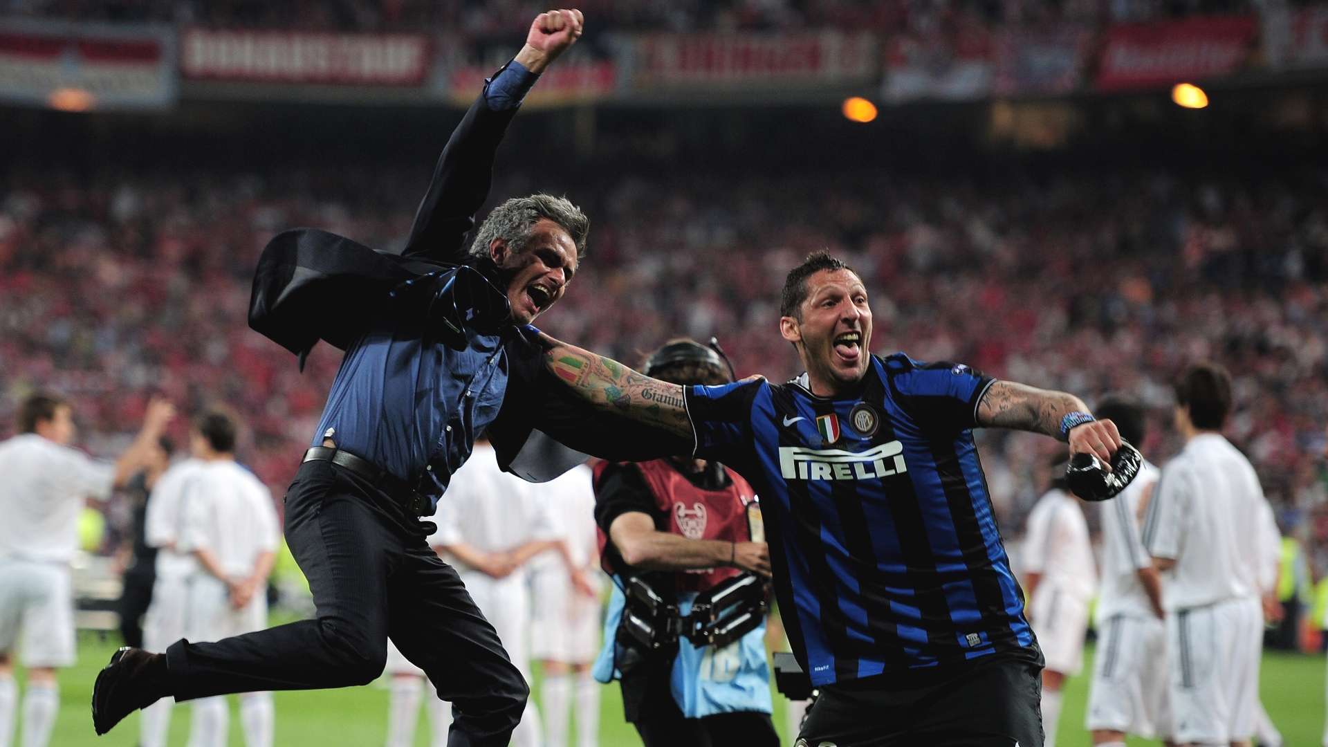 Jose Mourinho Marco Materazzi Inter