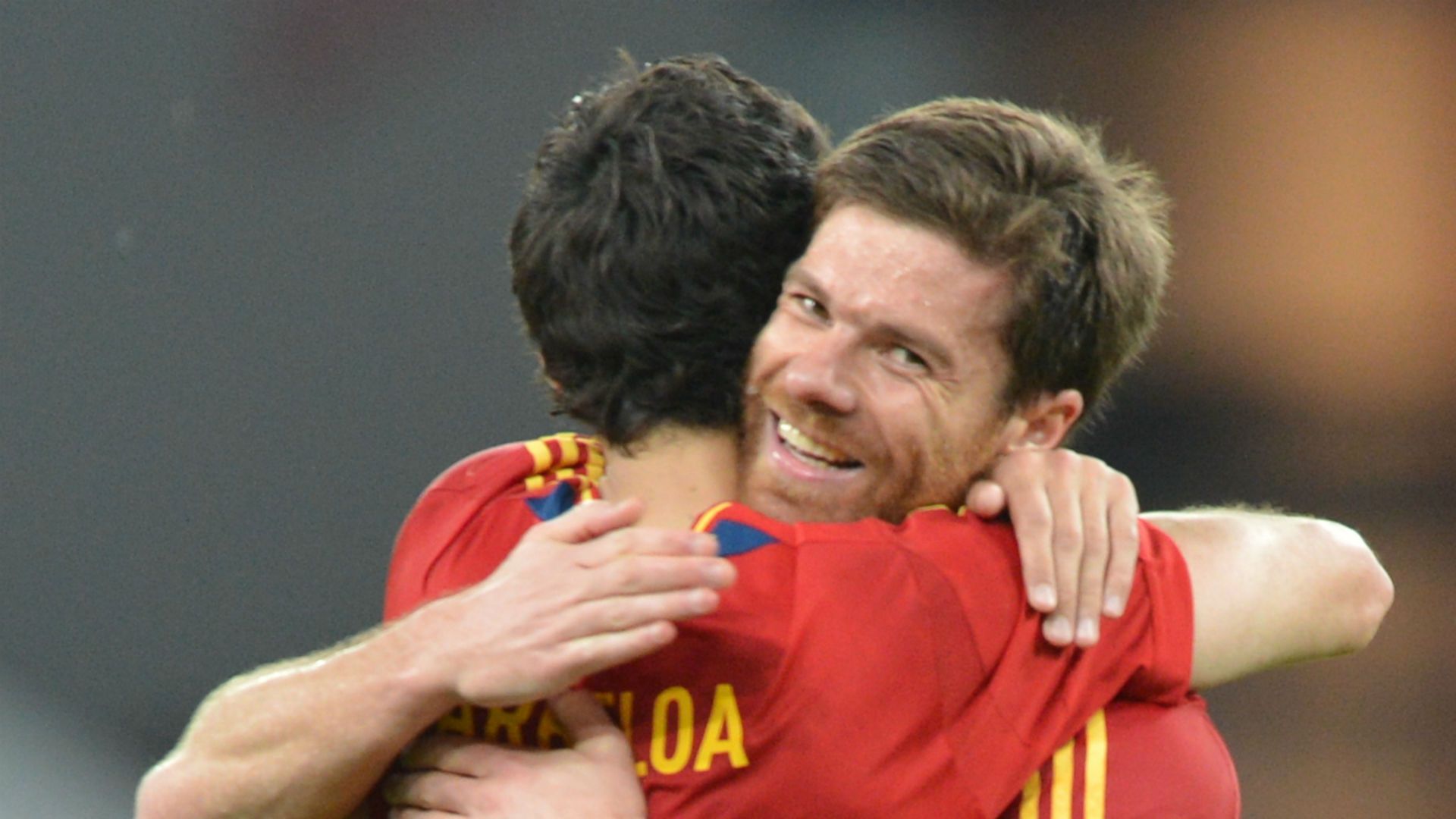 Alvaro Arbeloa Xabi Alonso Spain 01072012