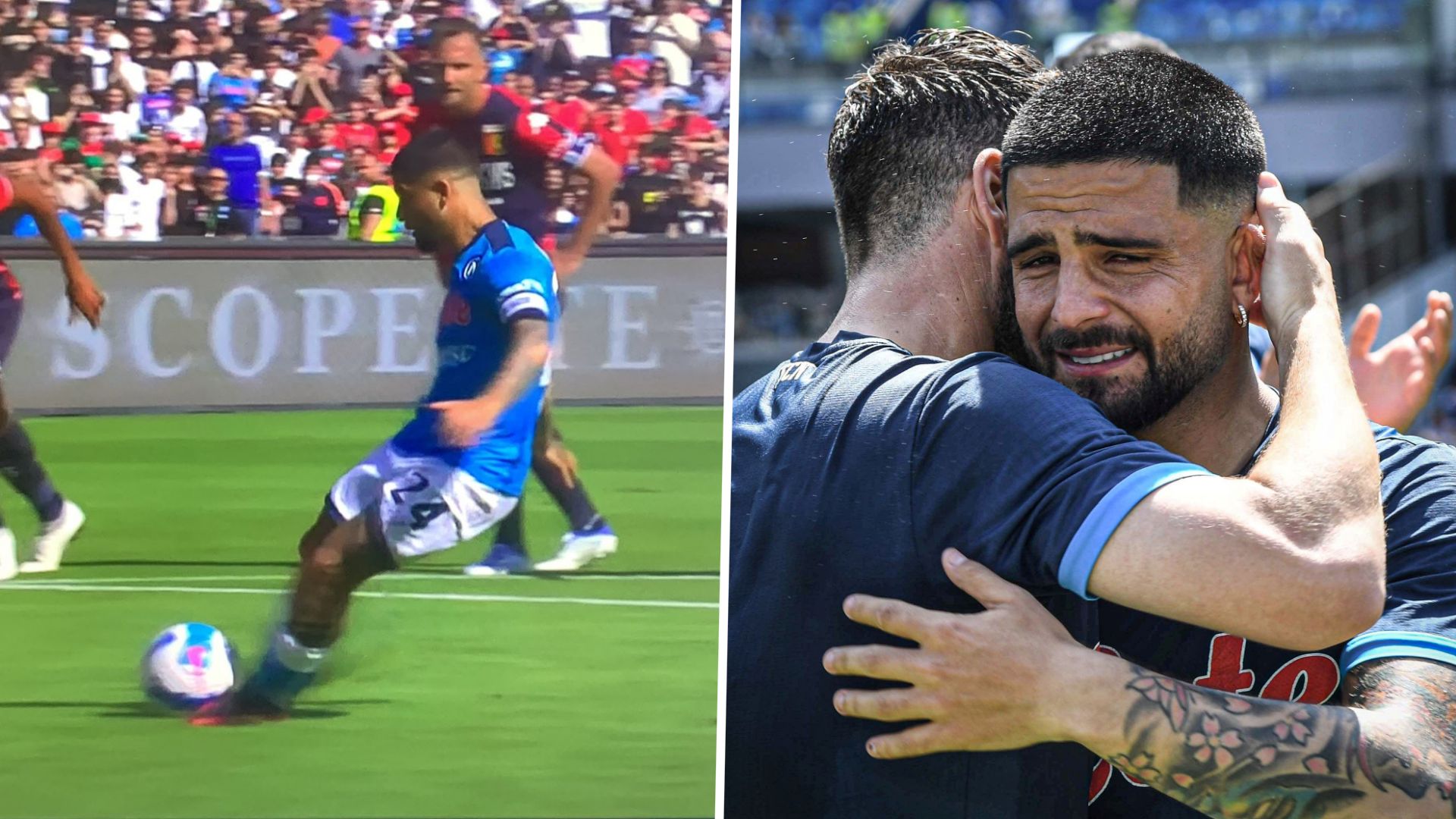 Insigne goal rigore Napoli-Genoa