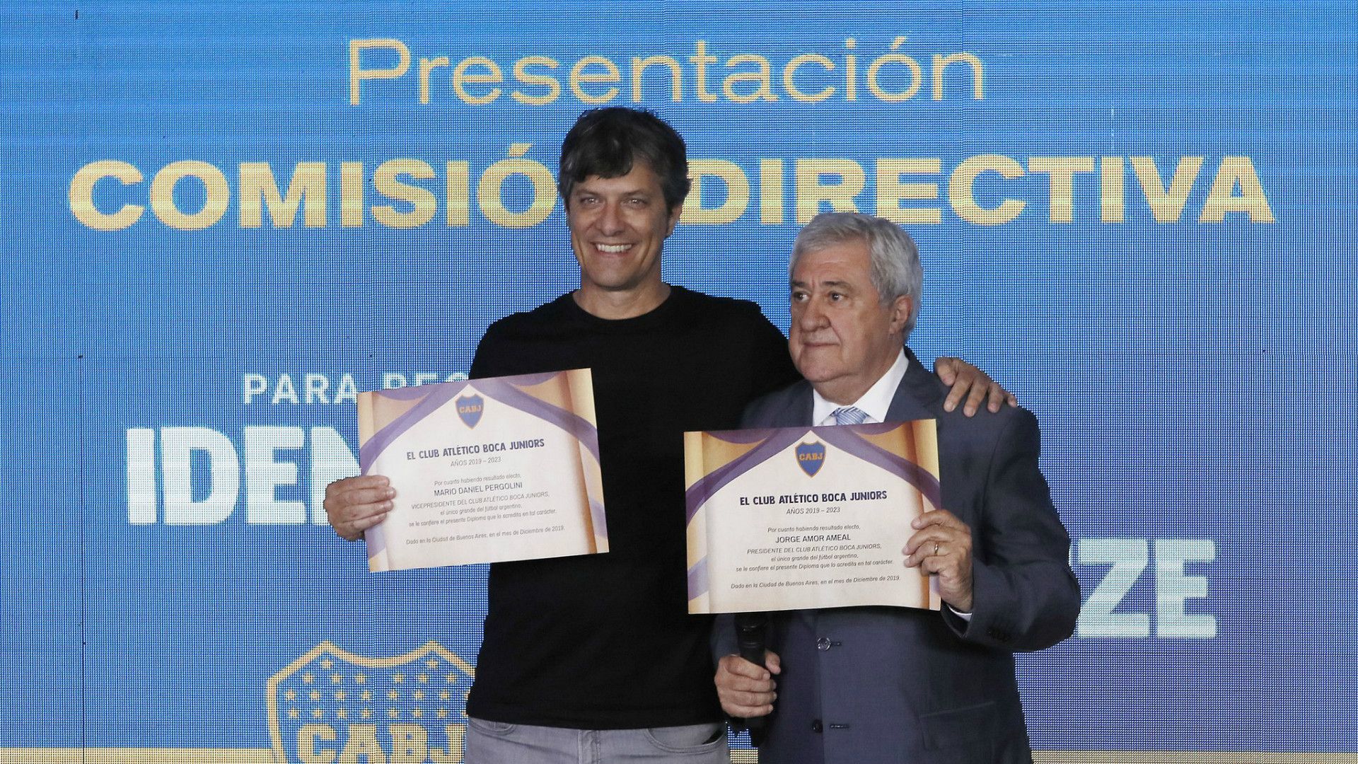 Jorge Amor Ameal Mario Pergolini Comision Directiva Boca 19122019