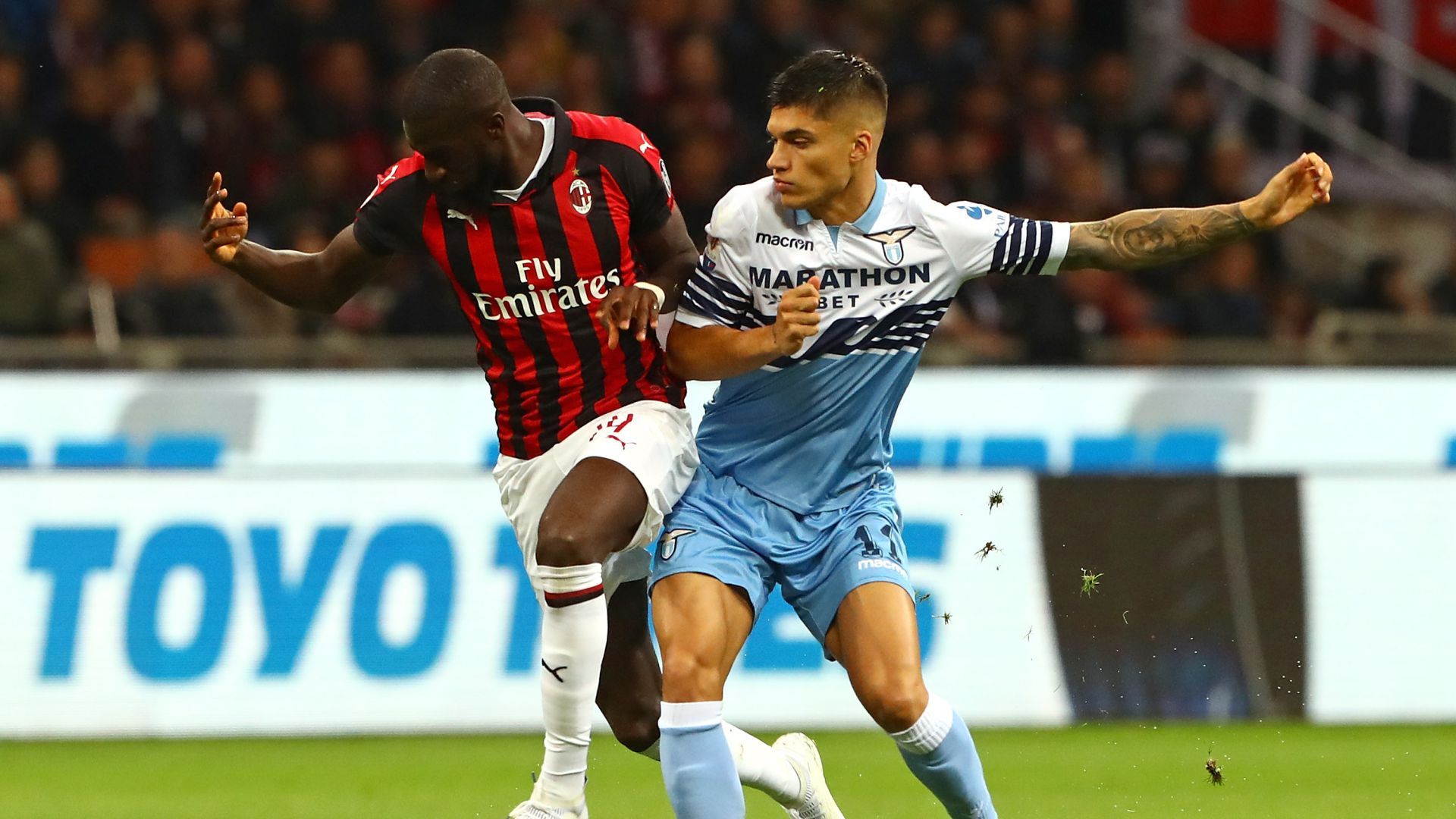 Tiemoue Bakayoko Joaquin Correa Milan Lazio Coppa Italia