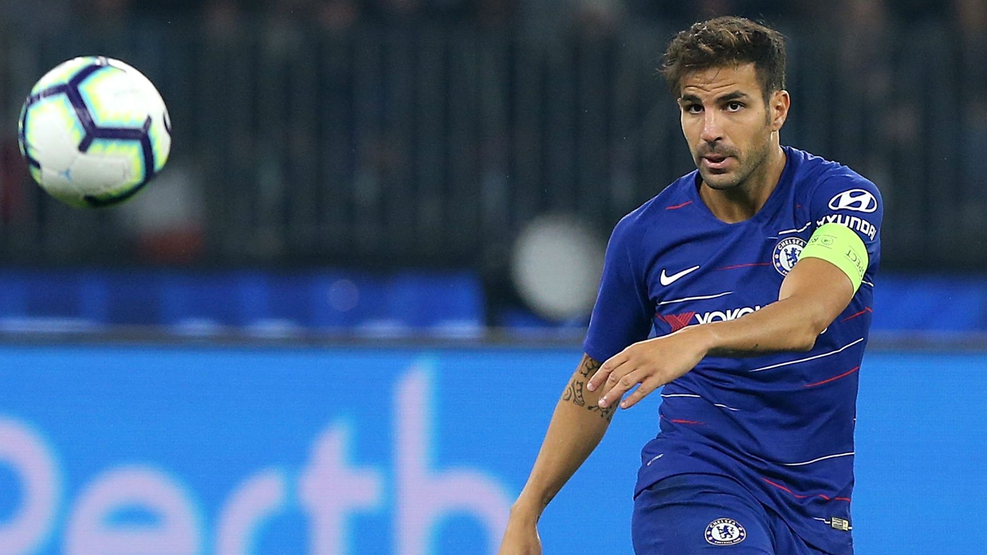 Cesc Fabregas Chelsea ICC 2018