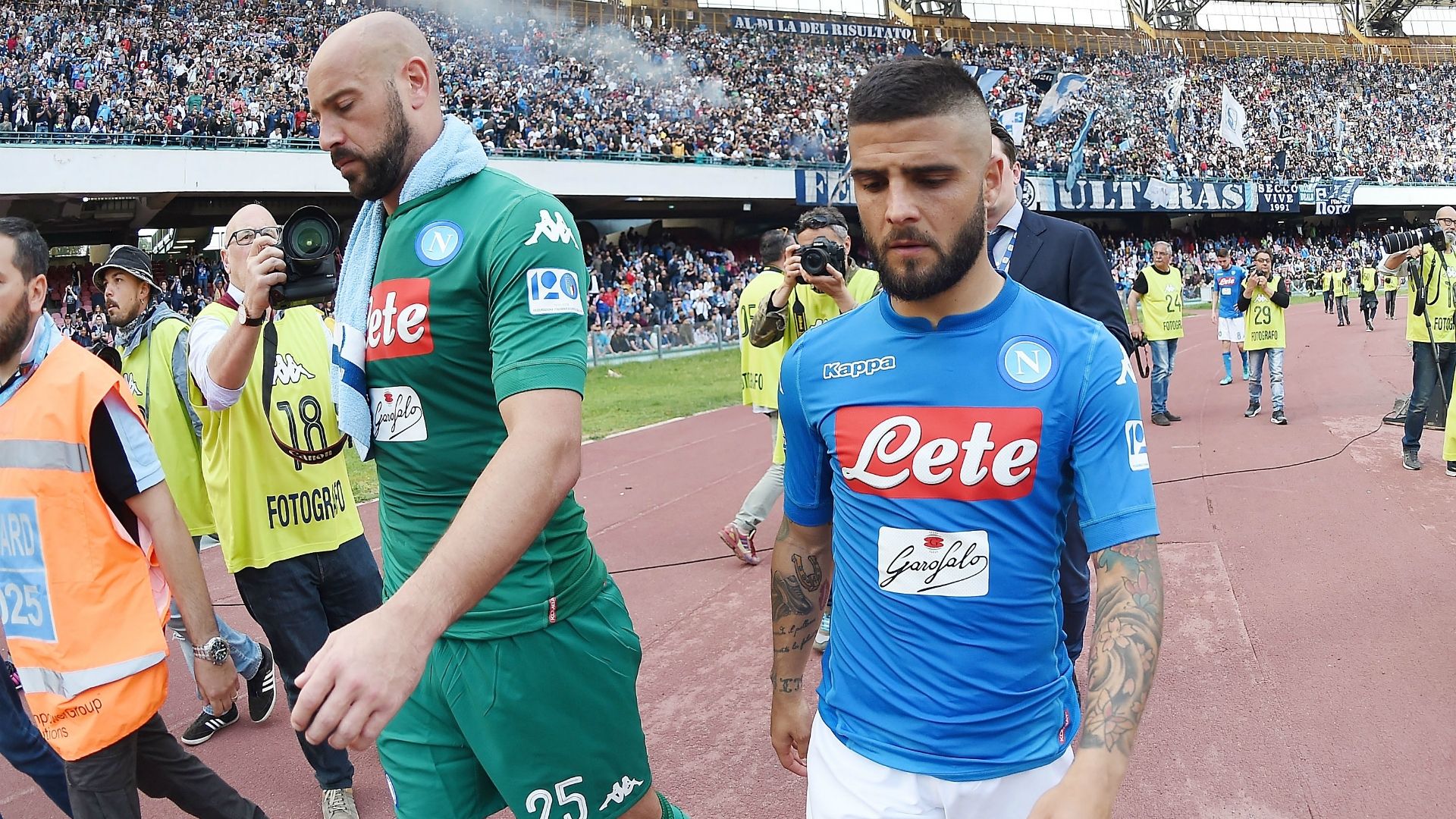 Reina Insigne Napoli Torino Serie A