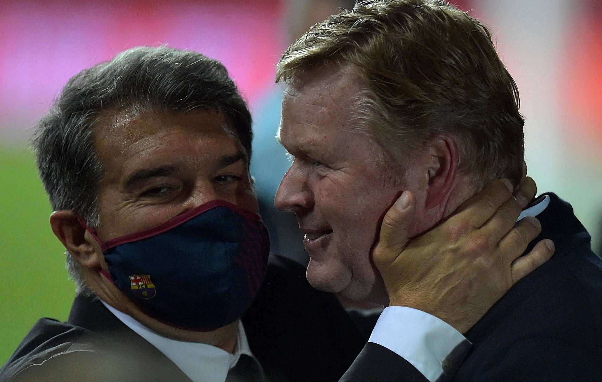 koeman laporta barcelona