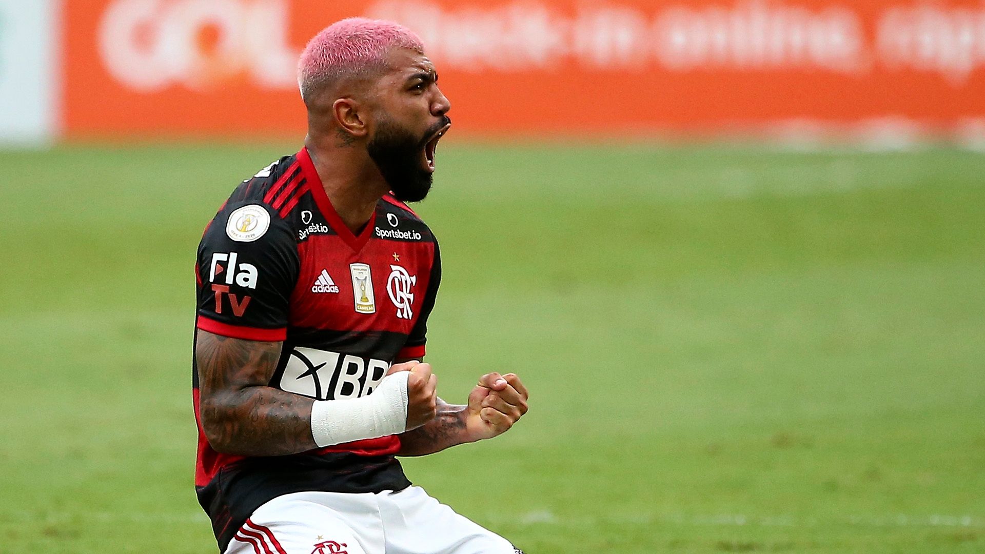 Gabigol Flamengo Corinthians Brasileirão 14022021