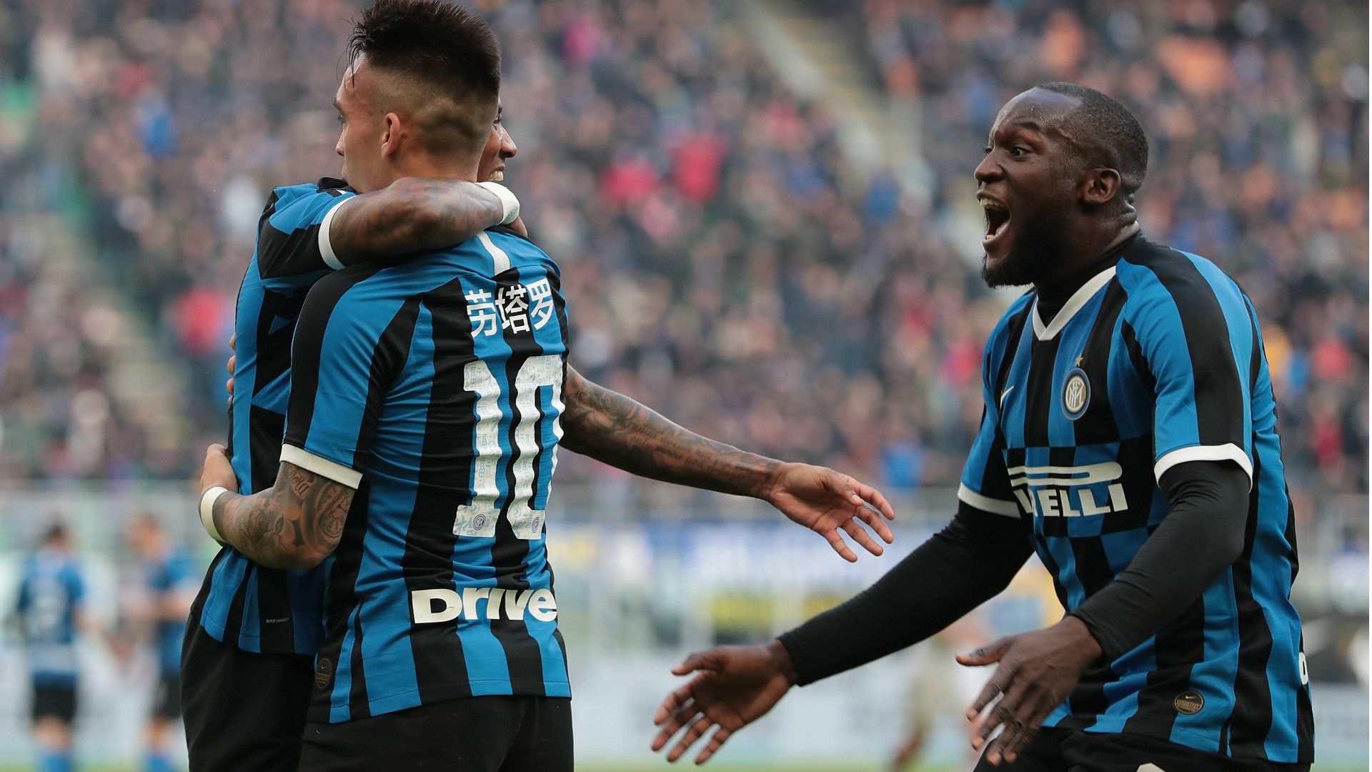 Lautaro Lukaku Inter Cagliari