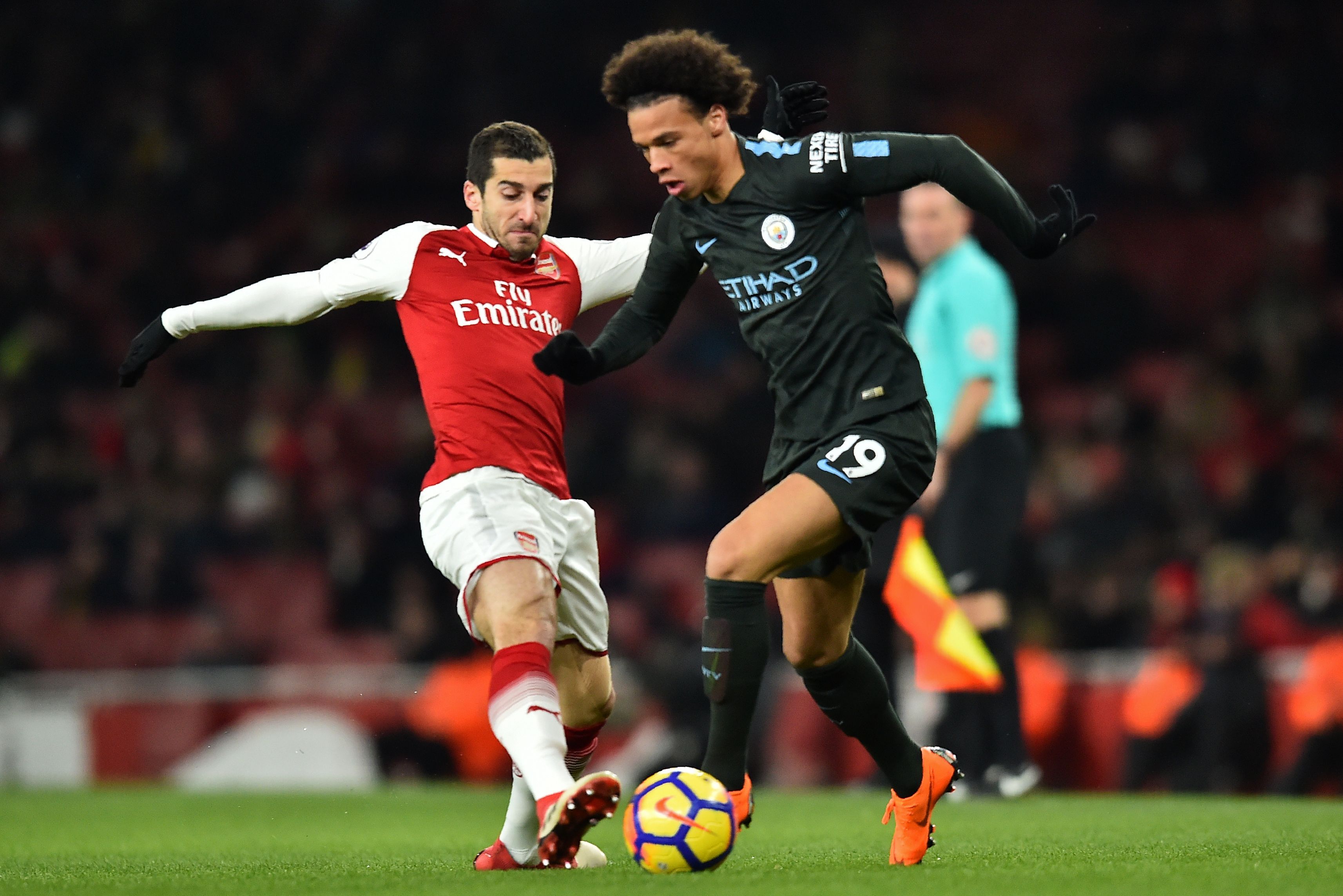 Leroy Sane Manchester City Arsenal