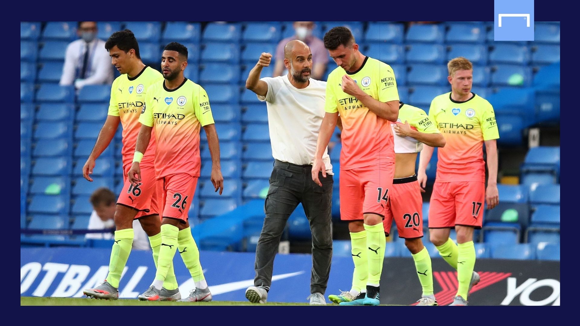 Aymeric Laporte Pep Guardiola Manchester City GFX