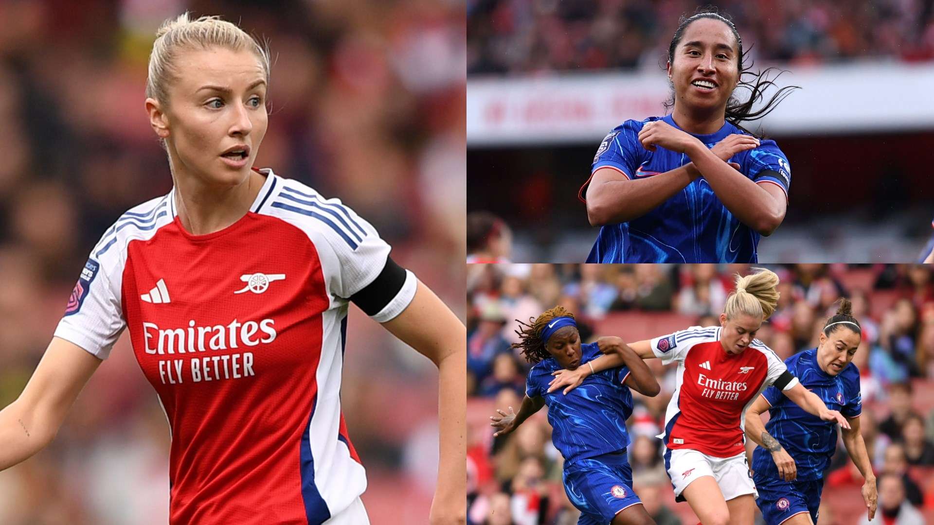 Arsenal Chelsea WSL composite