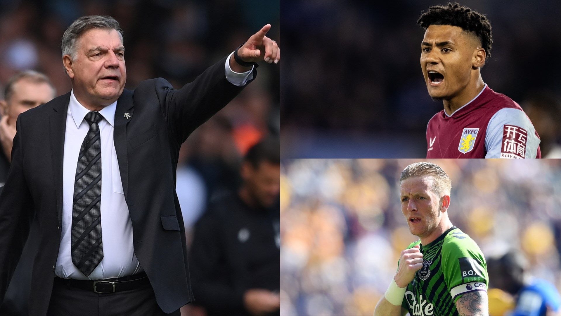 Sam Allardyce Ollie Watkins Jordan Pickford 2022-23