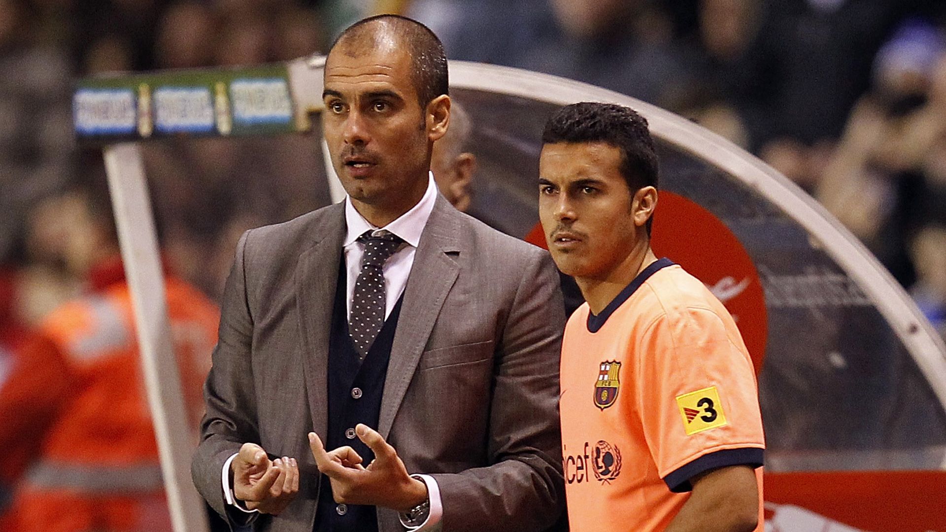 Pep Guardiola Pedro Barcelona 2009