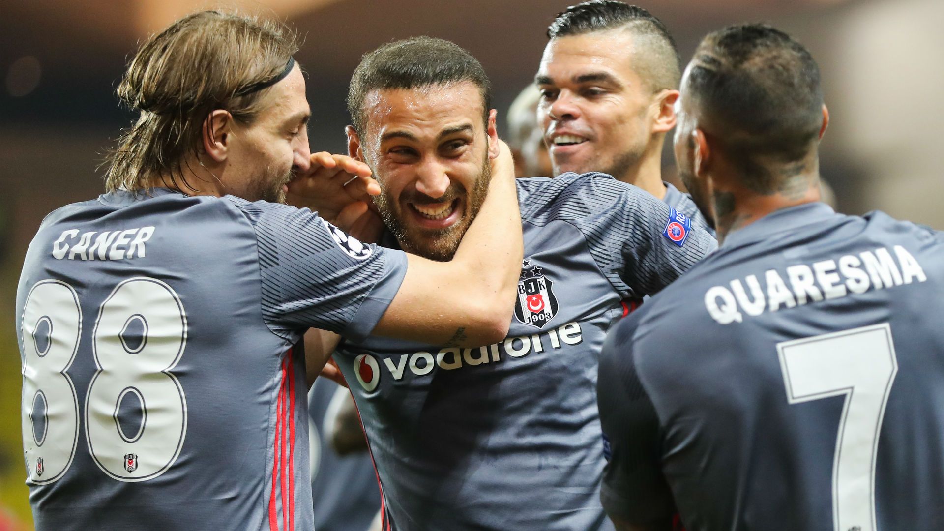 Cenk Tosun Monaco Besiktas UEFA Champions League 17102017