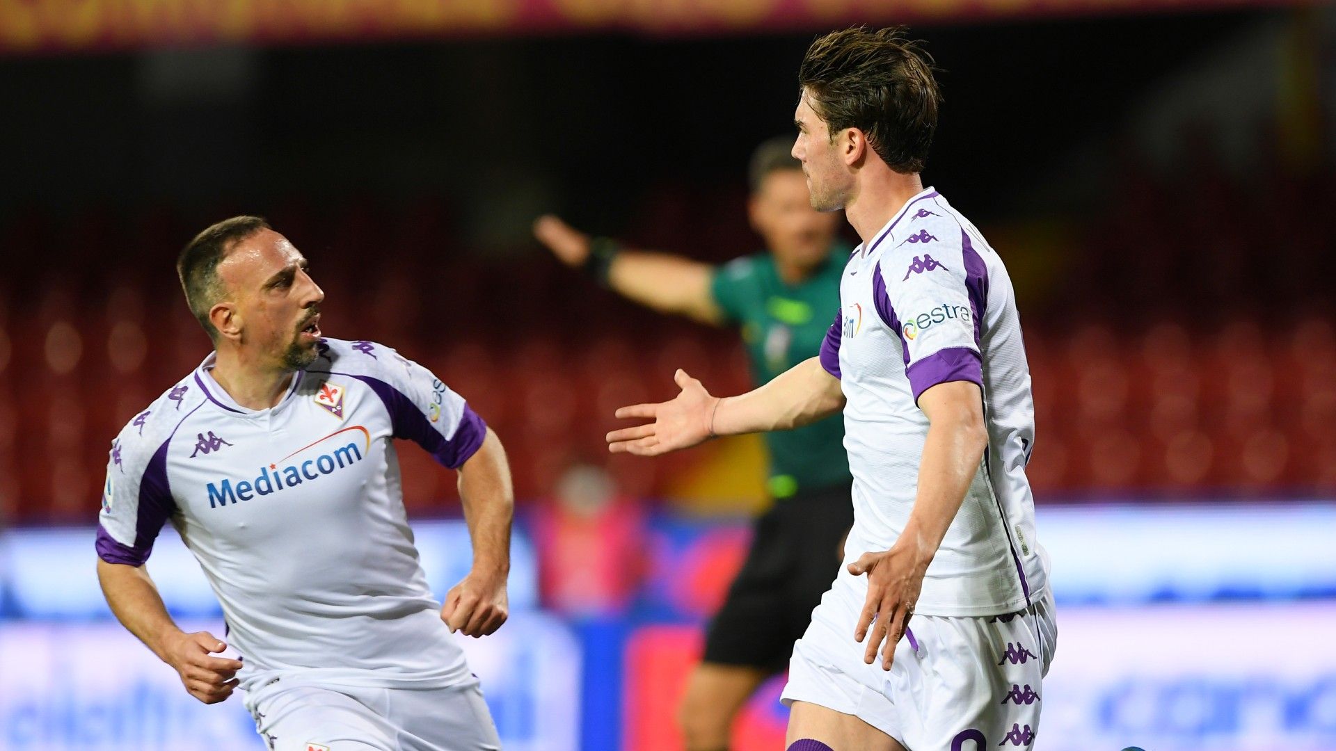 Vlahovic Ribery Fiorentina