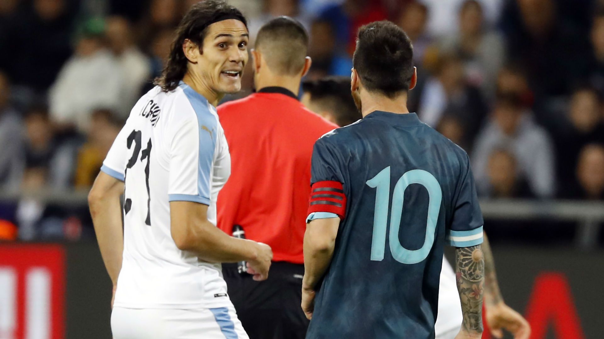 Argentina Uruguay Messi Cavani 18112019