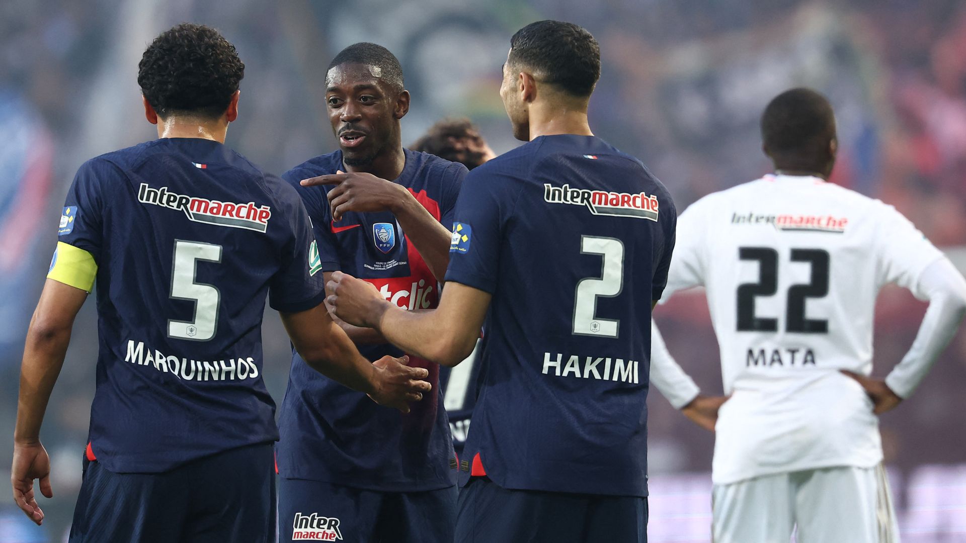 Ousmane Dembele Lyon PSG Coupe de France 25052024