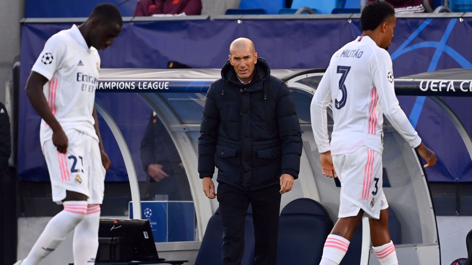 Real Madrid Mendy Zidane Militao 2020