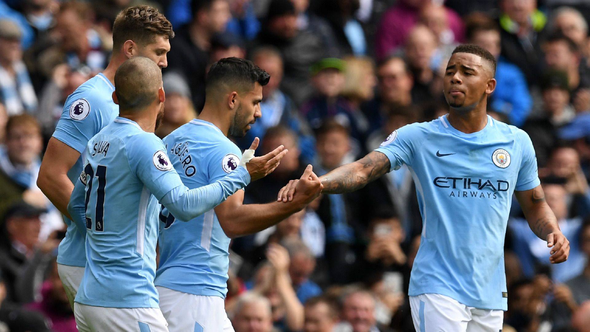 Sergio Aguero Manchester City 2017