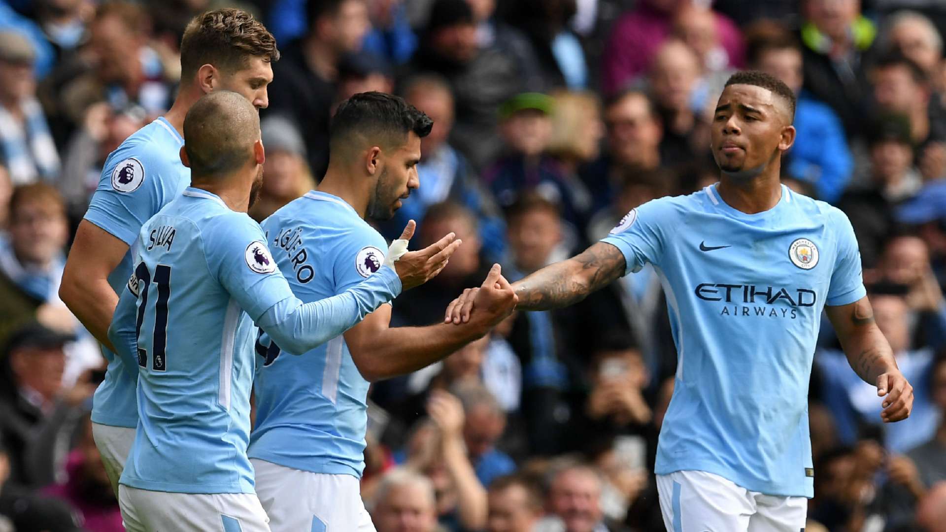 Sergio Aguero Manchester City 2017
