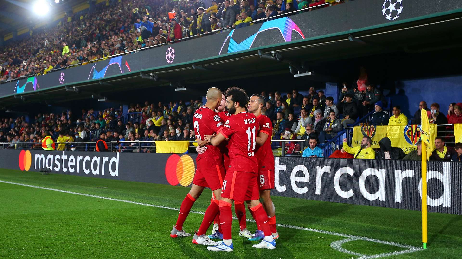 Villarreal Liverpool celebrate Champions League