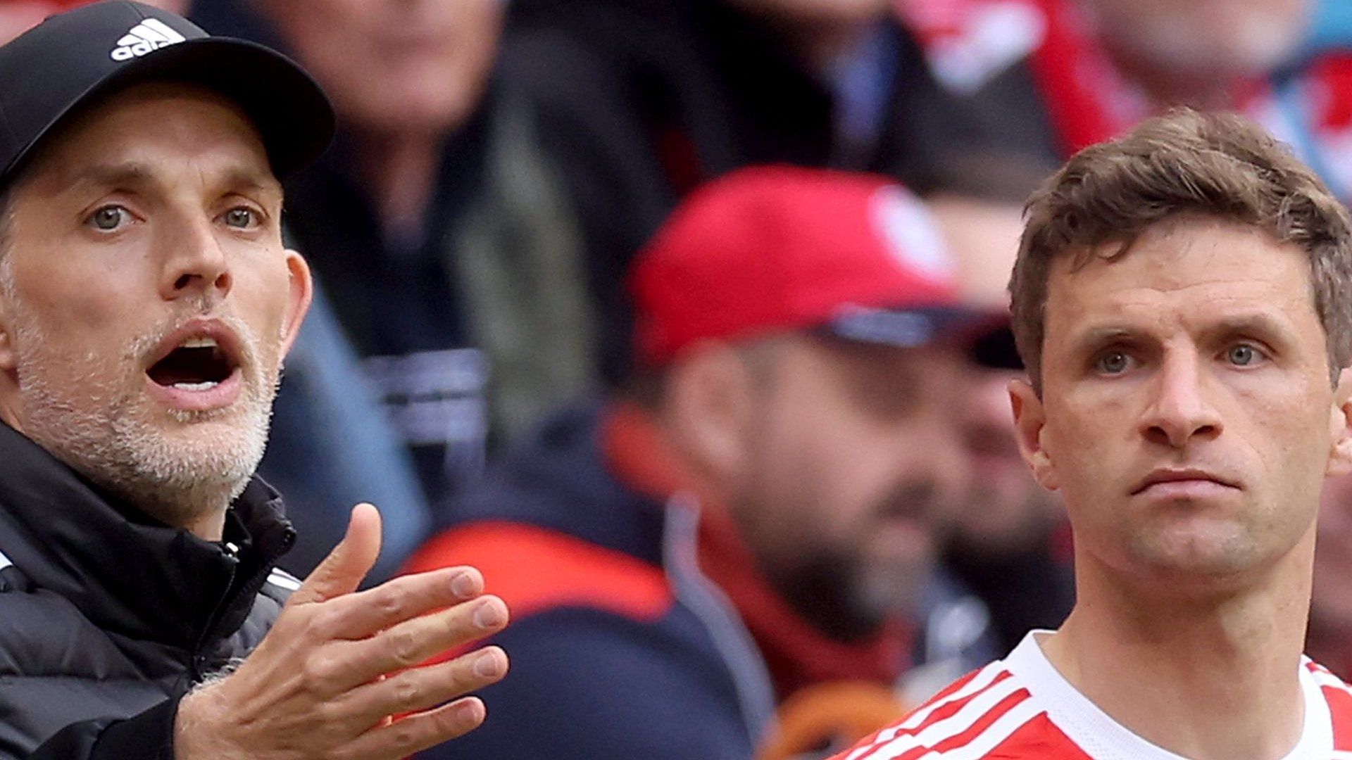 Thomas Tuchel Thomas Müller Bayern 30042023
